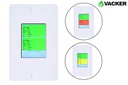 Differential, Positive &amp; Negative Room Pressure Sensor Monitoring System with a sound alert for upto 2 isolation rooms (a combination of 1 Display &amp; 2 sensors)