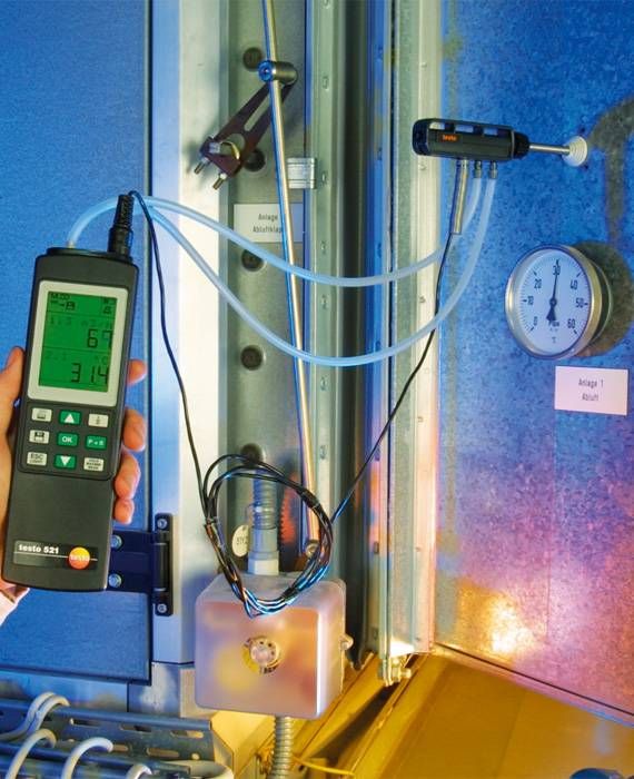 Differential pressure measuring instrument testo 521-1