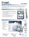 Dry Ice Single-use, Temperature logger with one external probe MP-ST-N-8-L