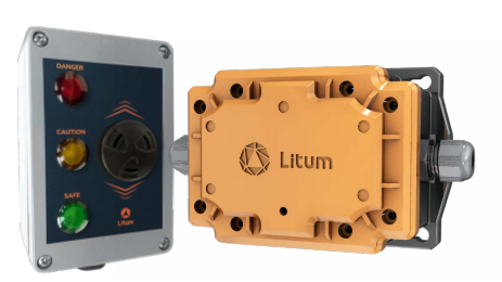 Litum Forklift Collision Warning System with Slowdown feature, CAN Bus, Wireless Alert Box, Relay