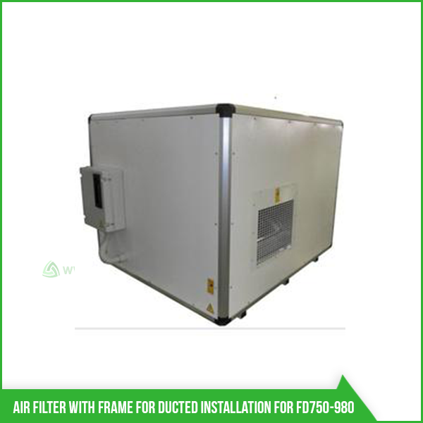 Air filter with frame for ducted installation for FD750-980