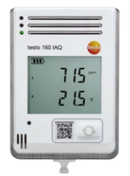 [1018000010] Wi-Fi Data Logger With Display and Internal Sensors for Temperature, Humidity, CO2, and Atmospheric Pressure Testo 160 IAQ
