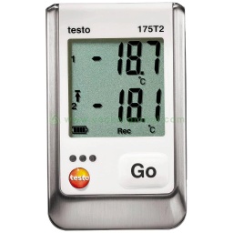 [1000000057] 2-Channel Temperature data logger with one internal (NTC), and one external sensor Testo 175 T2
