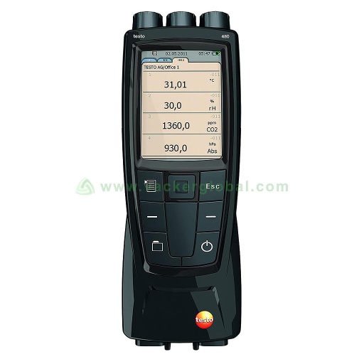 Digital temperature, humidity and air flow meter Testo 480