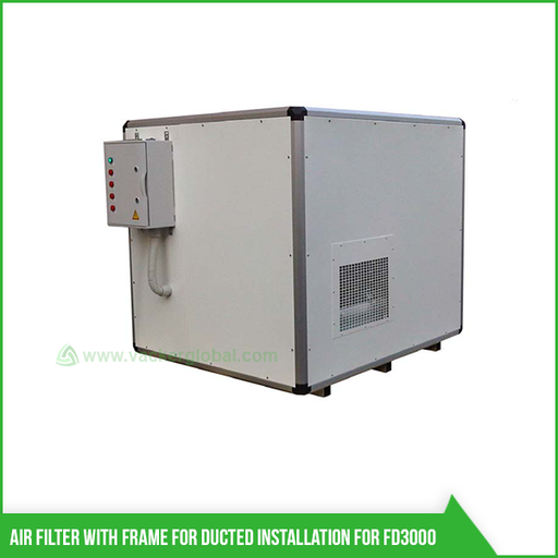 Air filter with frame for ducted installation for FD3000