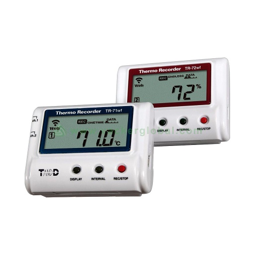 Real Time Temperature Data Loggers – Wired LAN with E-mail Alert TR72-WB